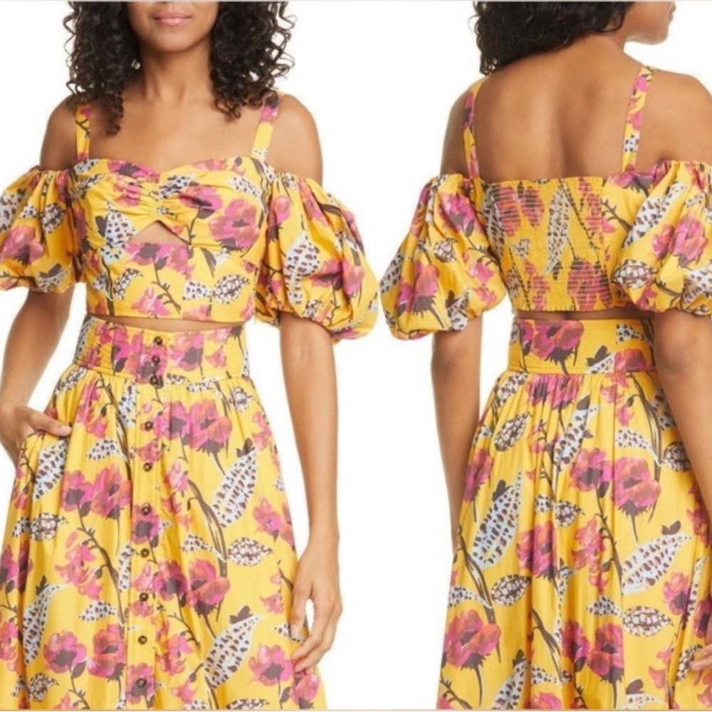 A.L.C. Melody Cold-Shoulder Crop Top NEW. SIZE 10